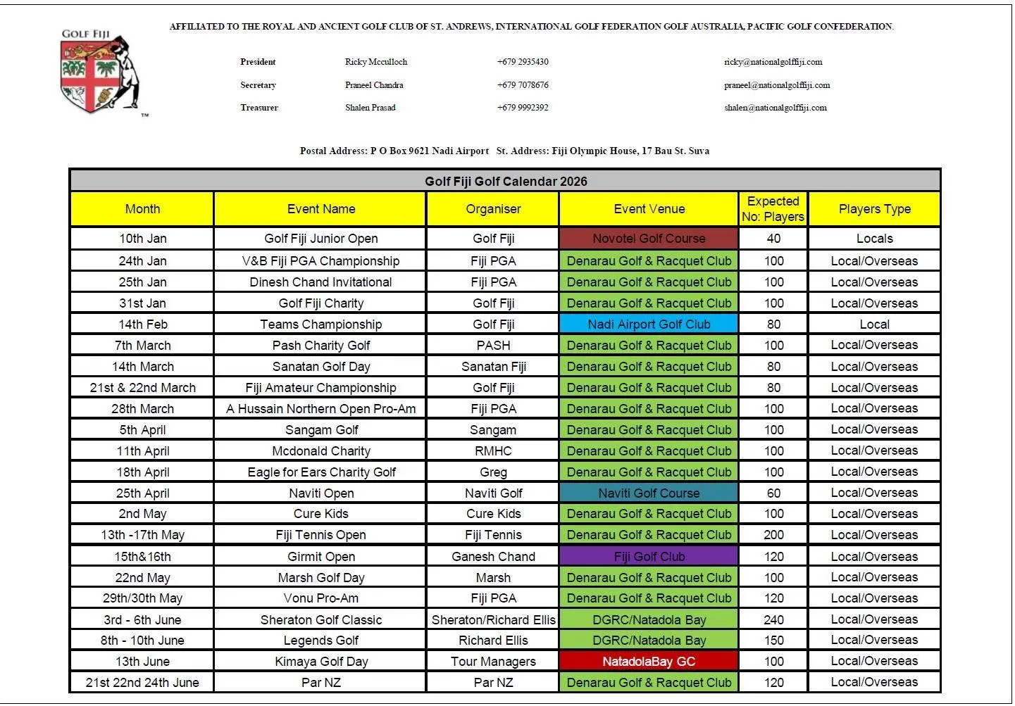 Events & Tournaments